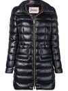 Herno Mid-length Puffer Jacket In Black