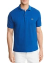 Lacoste Pique Polo - Classic Fit In Electric Blue