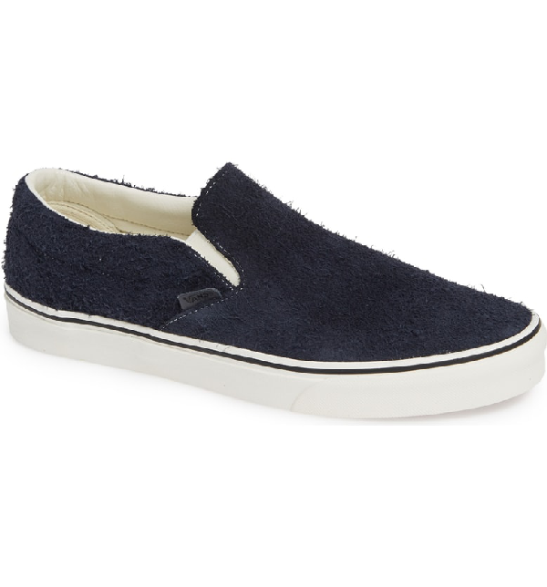 vans hairy suede slip on