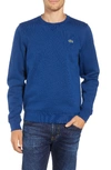 Lacoste 'sport' Crewneck Sweatshirt In Inkwell