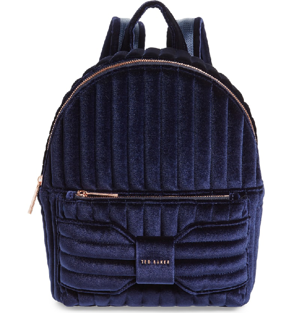 ted baker blue backpack