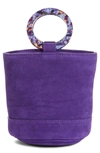 Simon Miller Bonsai 15 Calfskin Leather Bucket Bag - Purple In Royal Purple