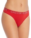 Calvin Klein Ultimate Cotton Thong In Manic Red