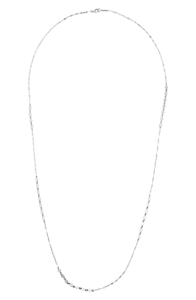 Lana Jewelry Mixed Mini Kite Long Station Necklace In White Gold