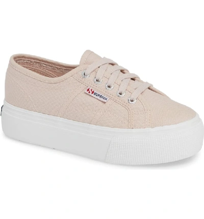 Superga 'acot Linea' Sneaker In Pink Skin