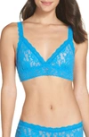 Hanky Panky 'signature Lace' Bralette In Laguna Blue