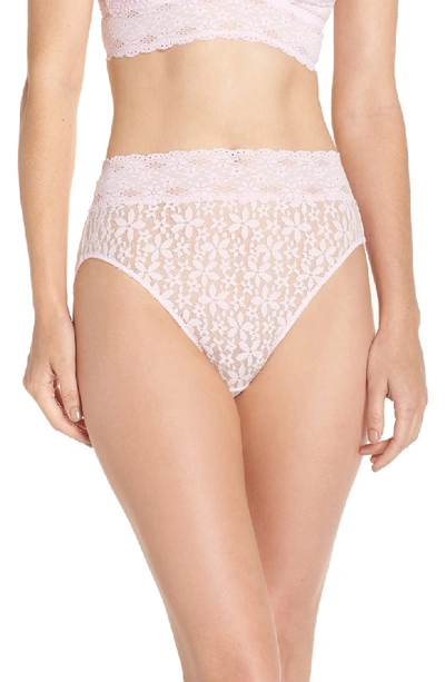 Wacoal Halo Lace High Cut Briefs In Lilac Snow