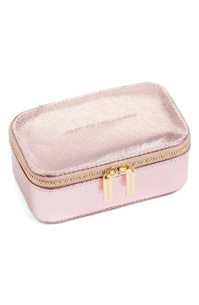 Estella Bartlett Mini Jewelry Box In Rose Gold