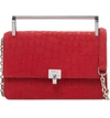 Botkier Lennox Leather Crossbody Bag - Red In Fire Red Croco