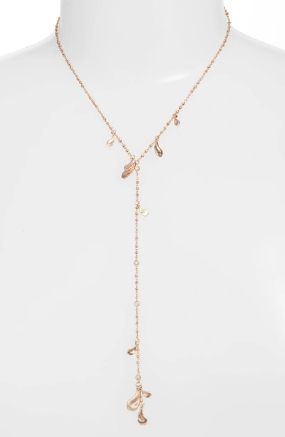 Kendra Scott Quincy Necklace In Rose Gold