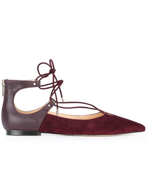 pointed toe ballerinas