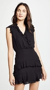 Parker Tangia Silk Dress In Black