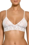 Hanky Panky Signature Lace Padded Crossover Bralette In White