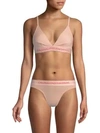 Calvin Klein Women's Unlined Triangle Bra In Nymph