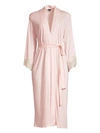 Natori Luxe Shangri-la Robe In Blush