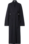The Row Renate Stretch Cashmere Cardigan In Navy