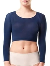 Spanx Women's Arm Tights Layering Piece In Port Navy