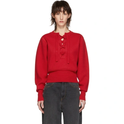 Isabel Marant Étoile Isabel Marant Etoile Kaylyn Sweater In Red In 70rd Red