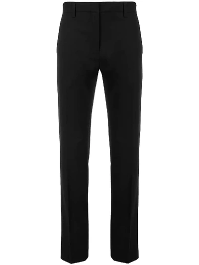 Antonelli Cropped Slim Fit Trousers - Black