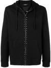 Valentino Rockstud Hoodie - Black