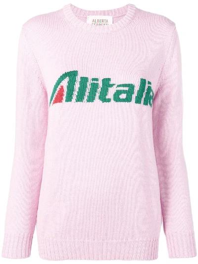 Alberta Ferretti Alitalia Jumper - Pink In Pink