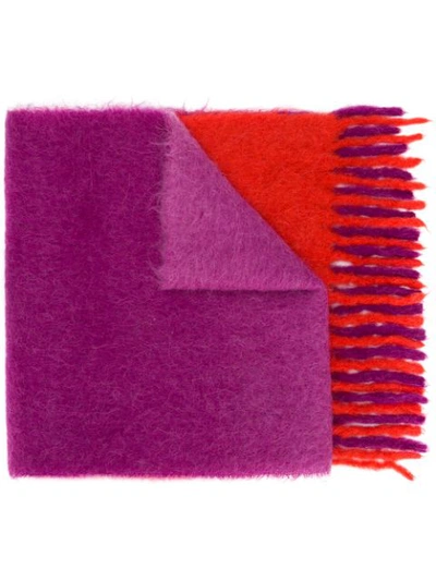 Forte Forte Fringed Scarf In Ciclamino