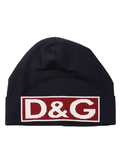 Dolce & Gabbana Logo Beanie In Variante Abbinata