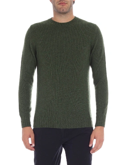 Luigi Borrelli Round Neck Sweater In Green