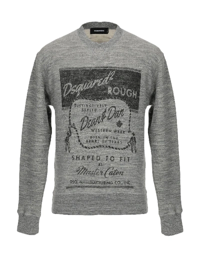 Dsquared2 Printed Sweatshirt In Grey