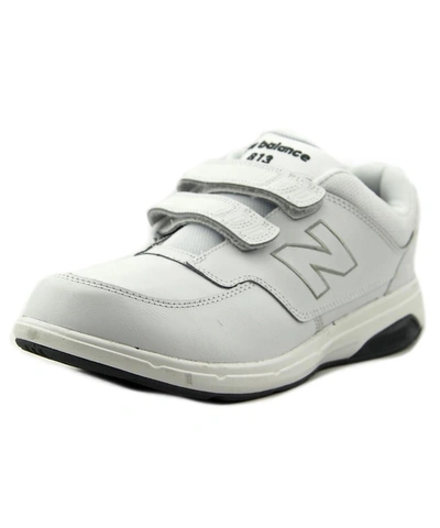 New Balance Mw813 2e Round Toe Leather Walking Shoe' In White | ModeSens