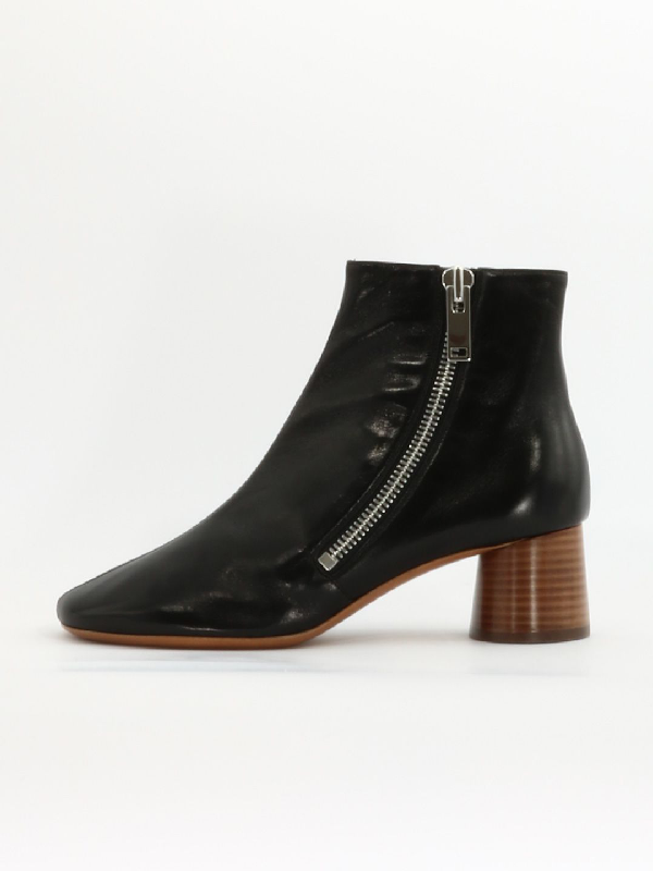 celine black ankle boots