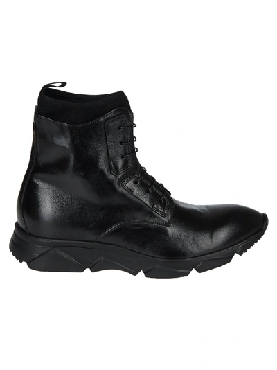 Raparo Lace-up Boots In Black