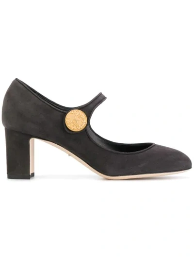 Dolce & Gabbana Vally Mary Jane Pumps In Black