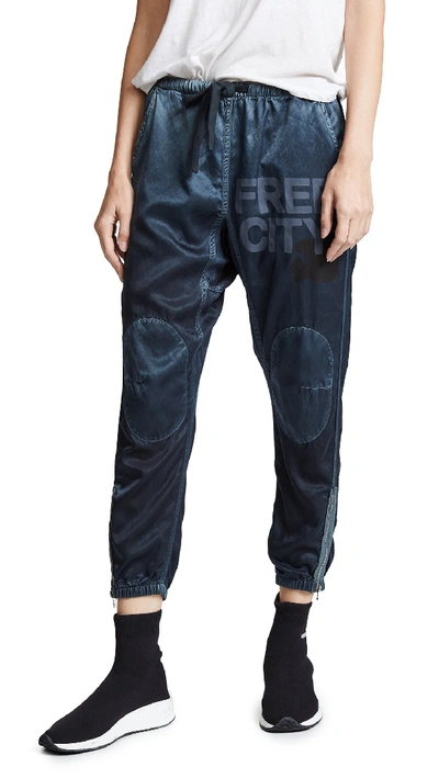 Freecity Satin Jump Pants In Herosgreyglass