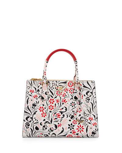 prada floral tote