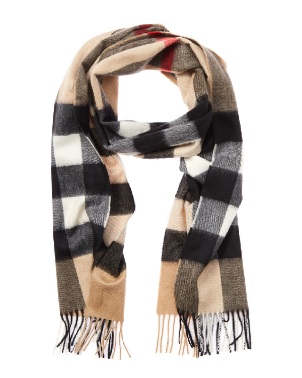 burberry large classic cashmere scarf