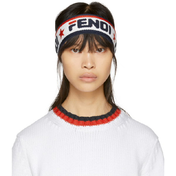 white fendi headband