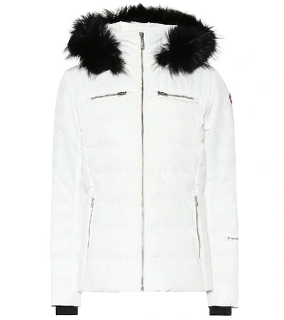 Fusalp Lise Fur-trimmed Ski Jacket In White