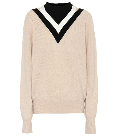 Helmut Lang Wool-blend Sweater In Brown