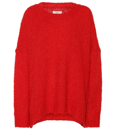 Isabel Marant Étoile Shana Alpaca And Wool-blend Sweater In Red