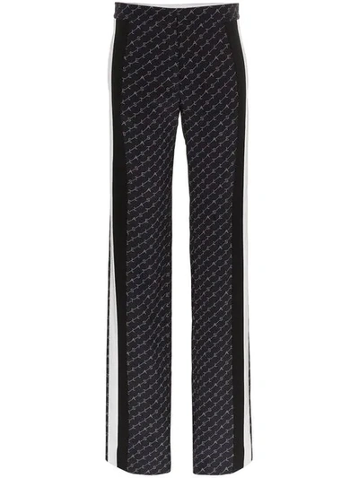 Stella Mccartney High-rise Wide-leg Silk Pants In Black