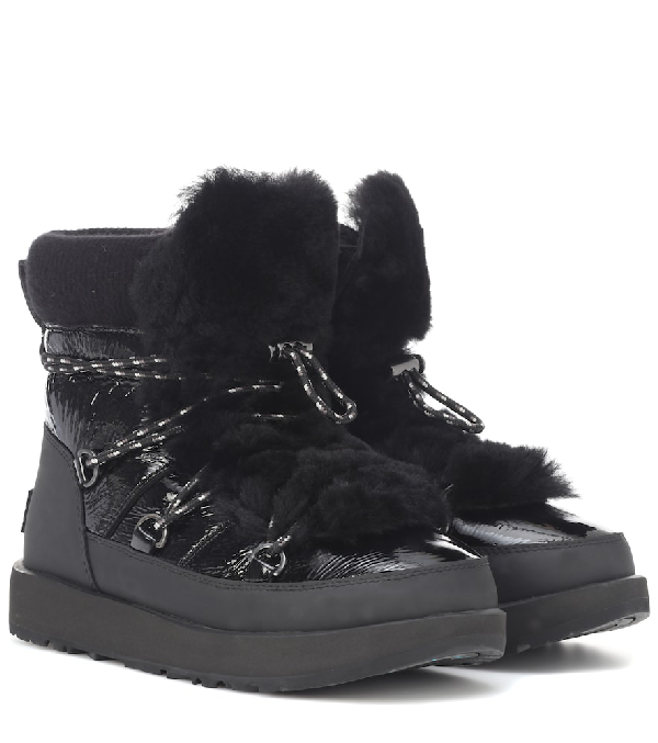 ugg highland waterproof boot black