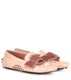 Tod's X Alessandro Dell'acqua Patent-leather Loafers In Pink