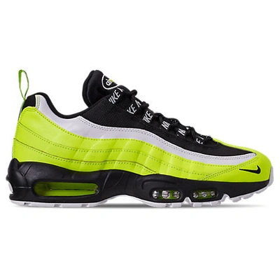 Nike Men's Air Max 95 Premium Casual Shoes, Yellow - Size 11.0 In Yellow