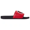 Champion Men's Ipo Chenille Slide Sandals In Red Size 12.0