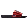 Champion Men's  Ipo Metallic Slide Sandals, Red
