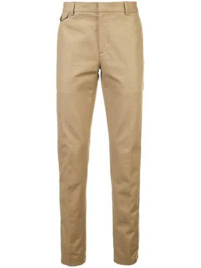 Givenchy Stripe Detailed Trousers In Neutrals