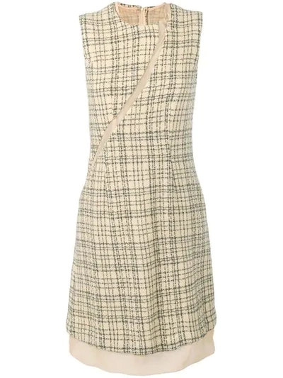 Pre-owned Comme Des Garçons 1997 Checked Dress In Neutrals