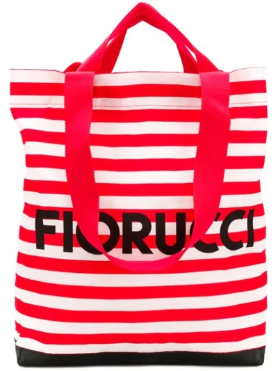 Fiorucci Shopper Mit Streifen In Red