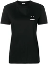 Miu Miu Cat Embellished T-shirt In Black